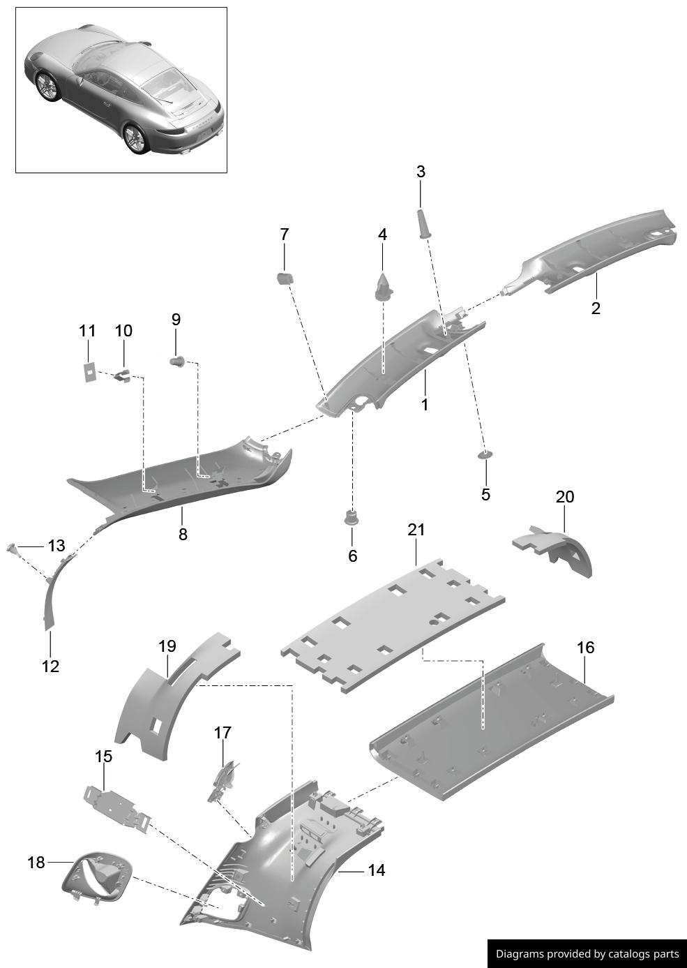 Car part diagram
