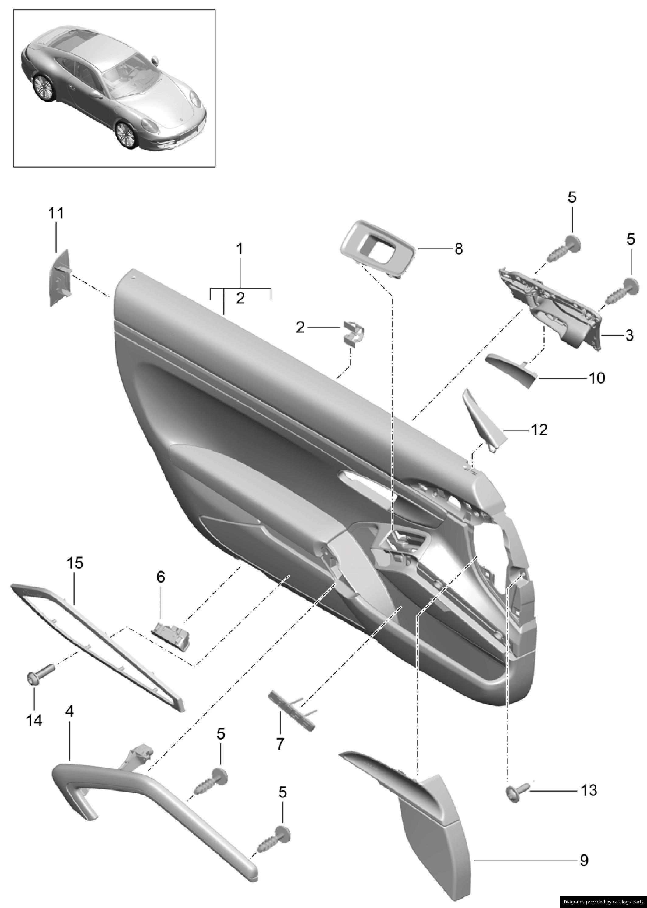 Car part diagram