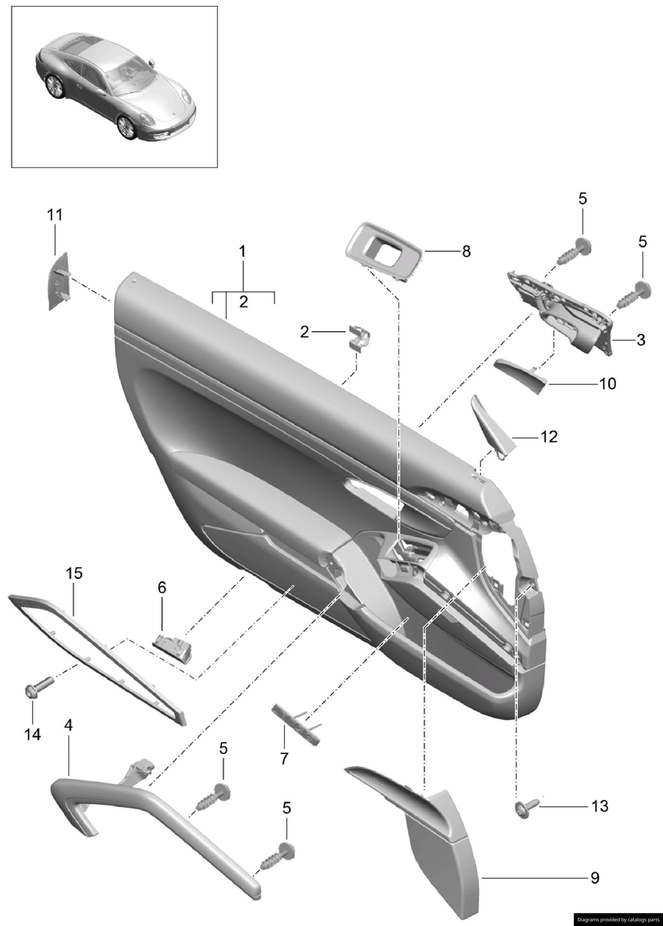 Car part diagram