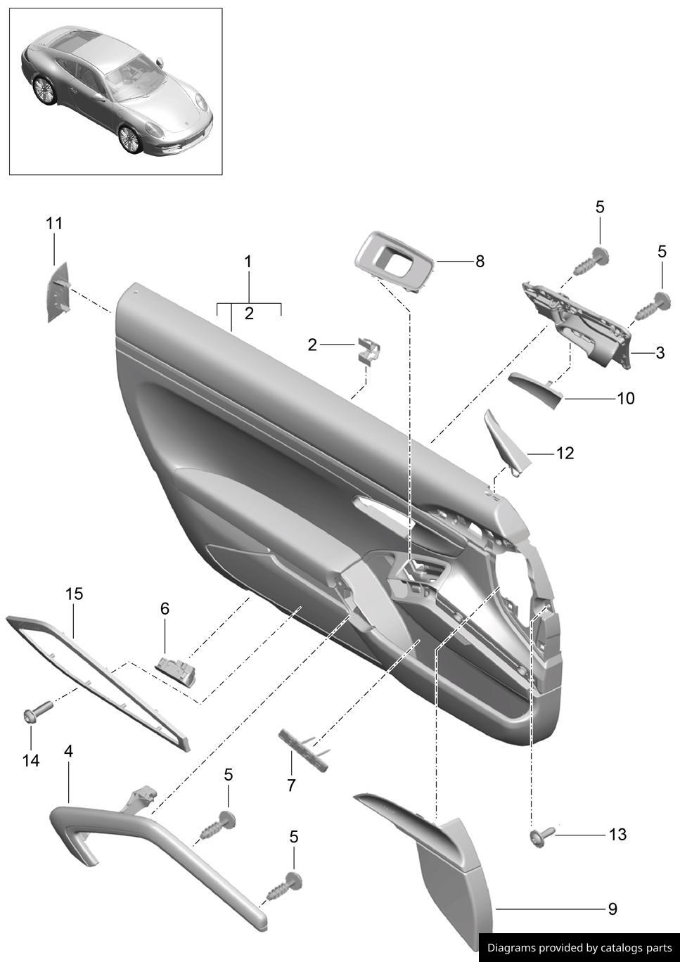 Car part diagram