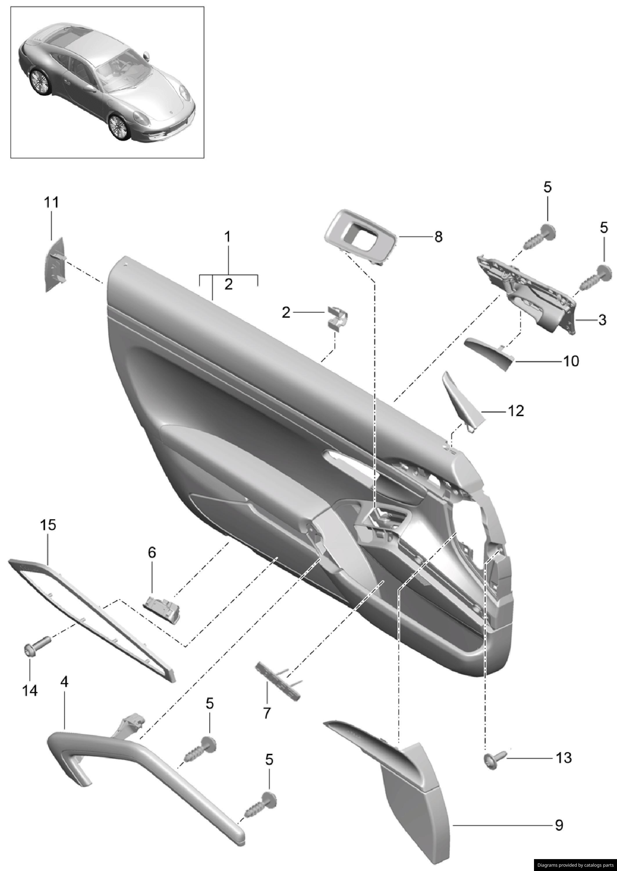 Car part diagram