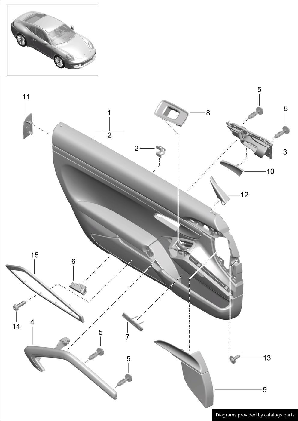 Car part diagram