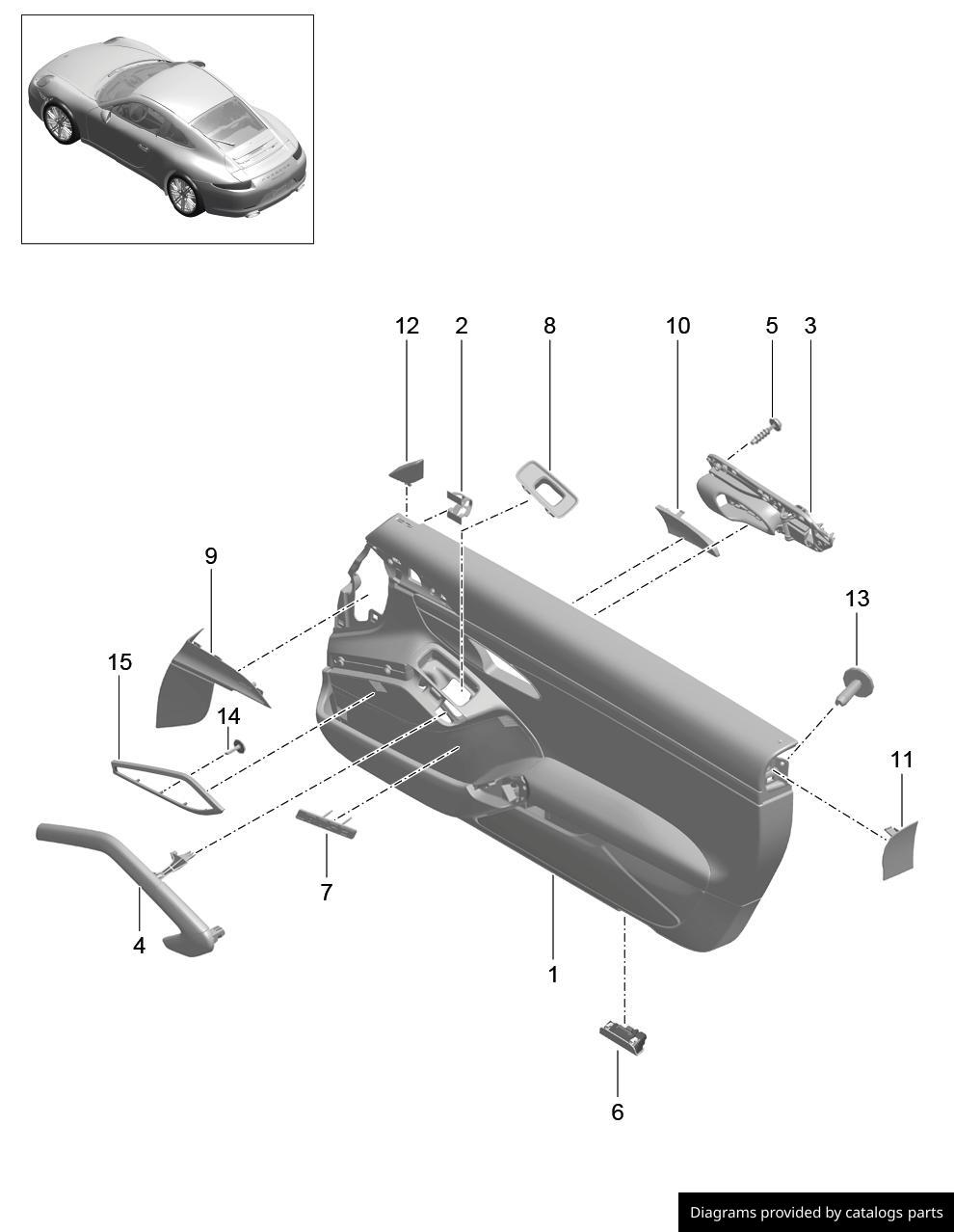 Car part diagram