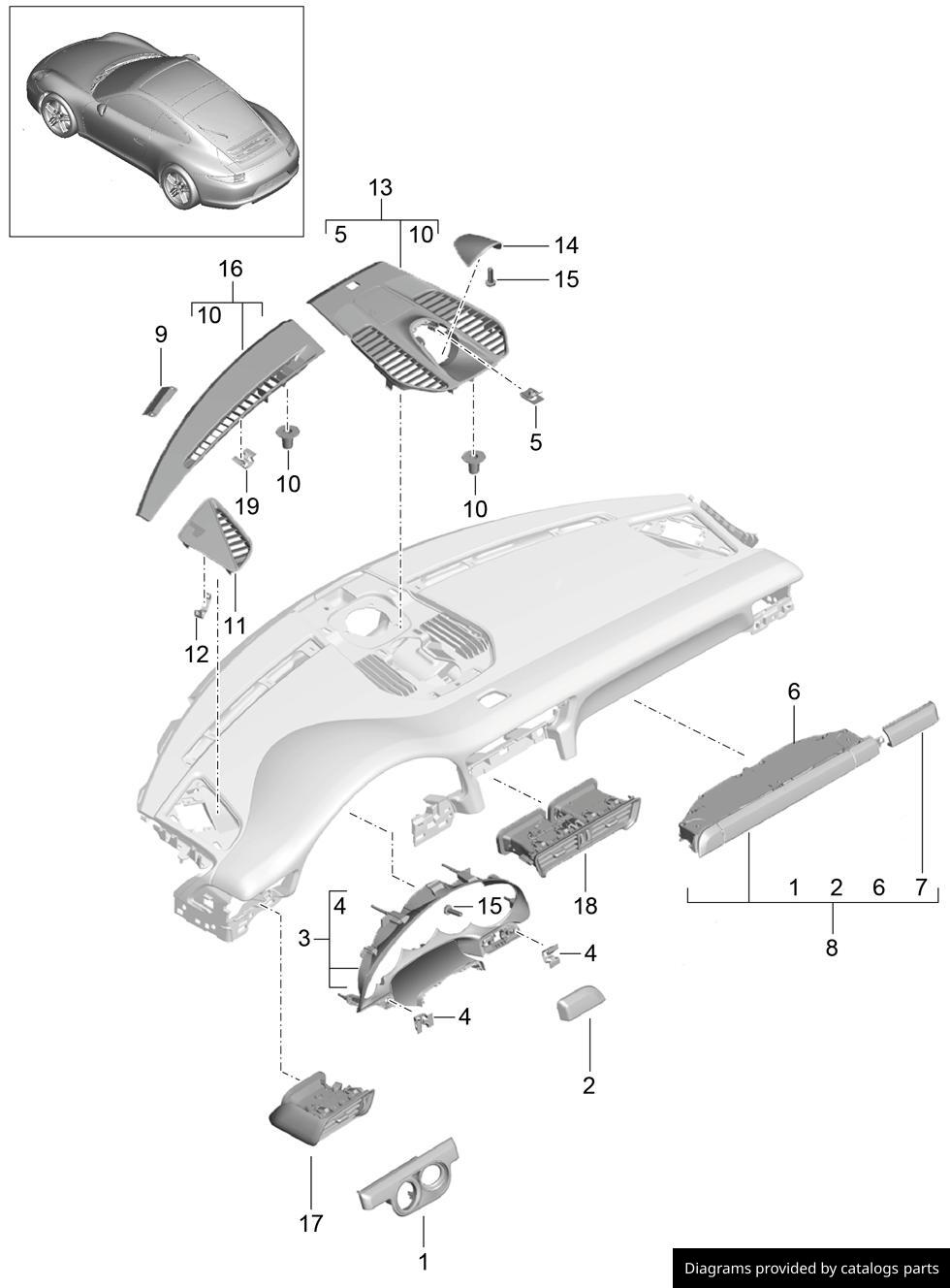 Car part diagram
