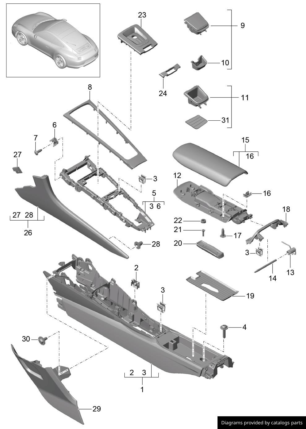Car part diagram