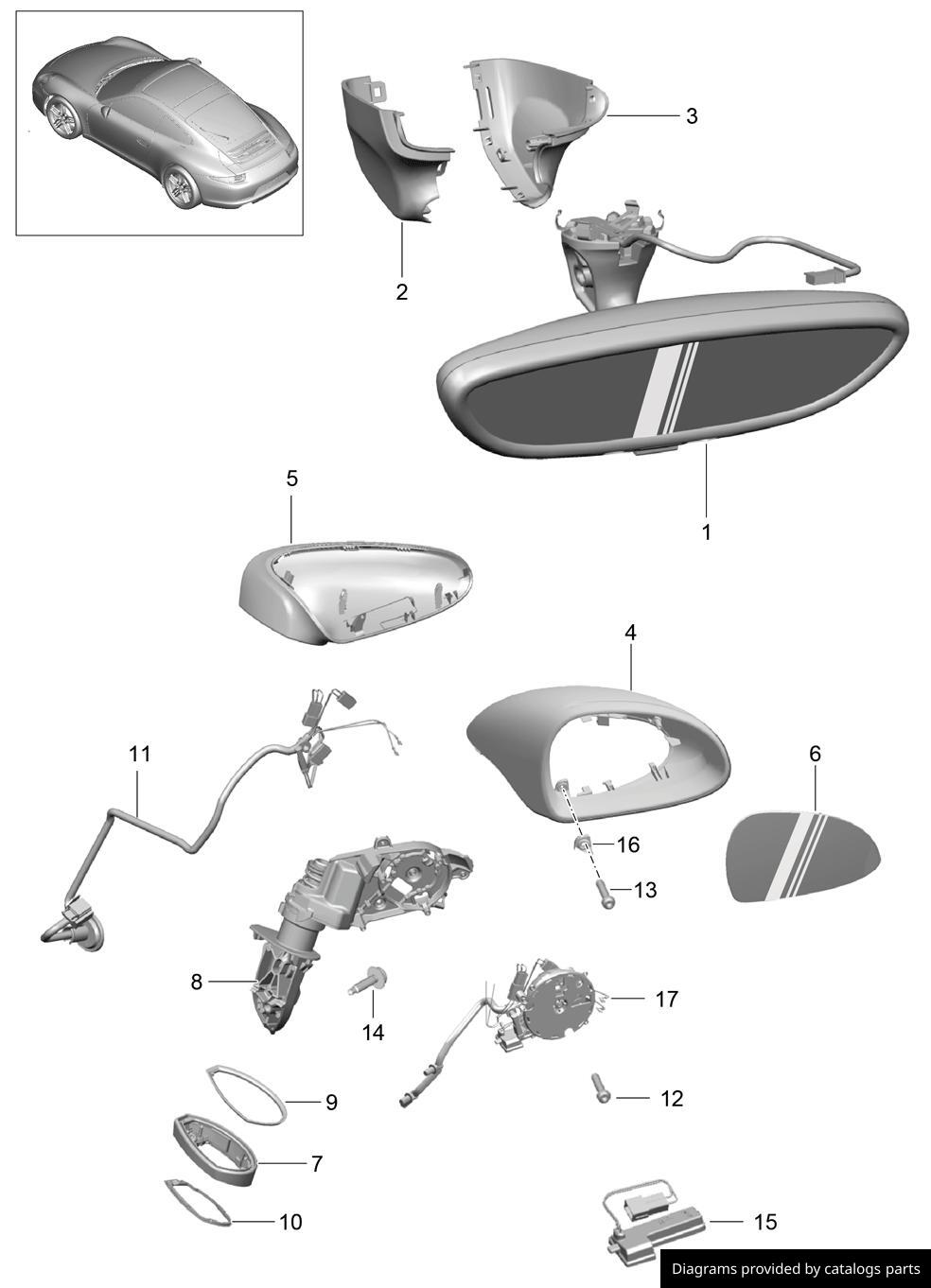 Car part diagram