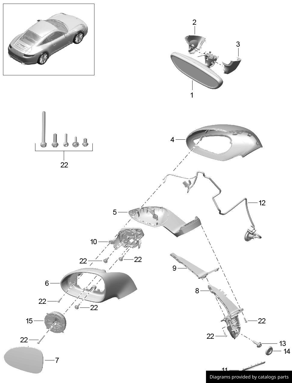 Car part diagram
