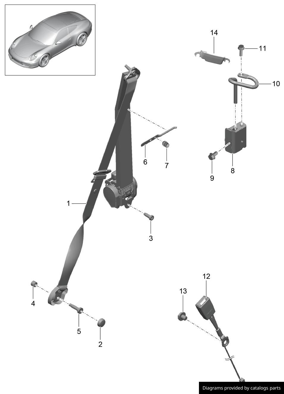 Car part diagram