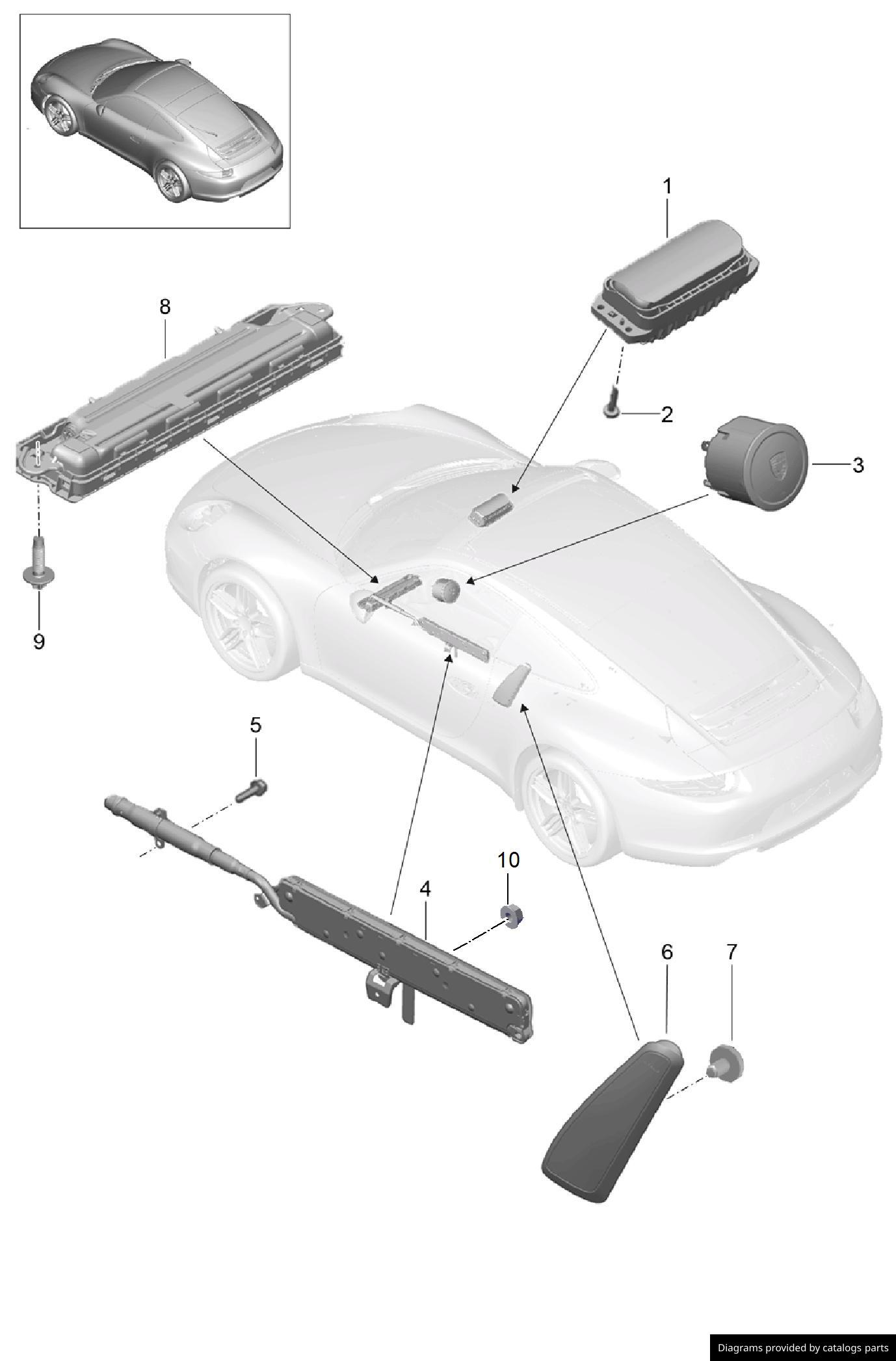 Car part diagram