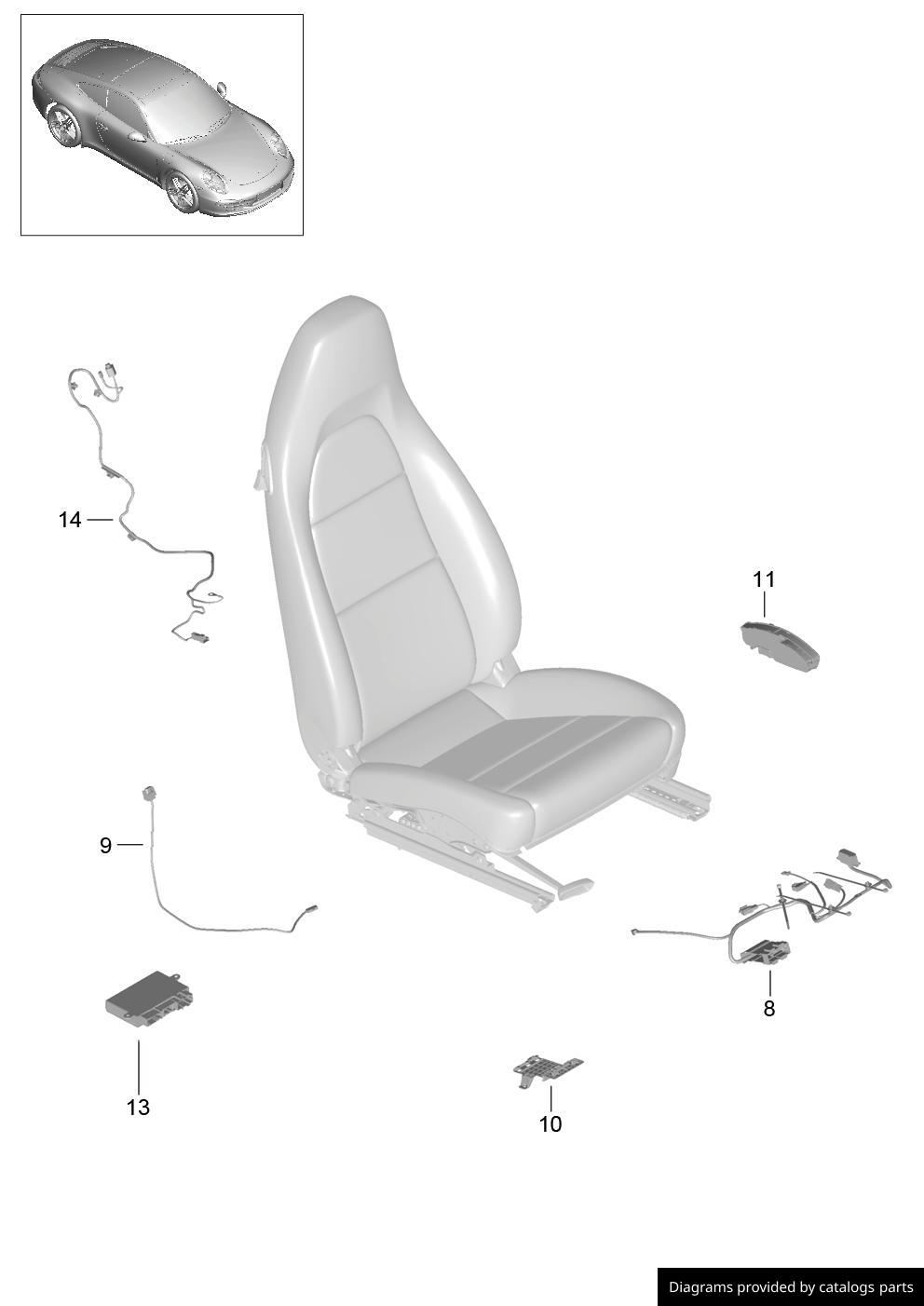 Car part diagram