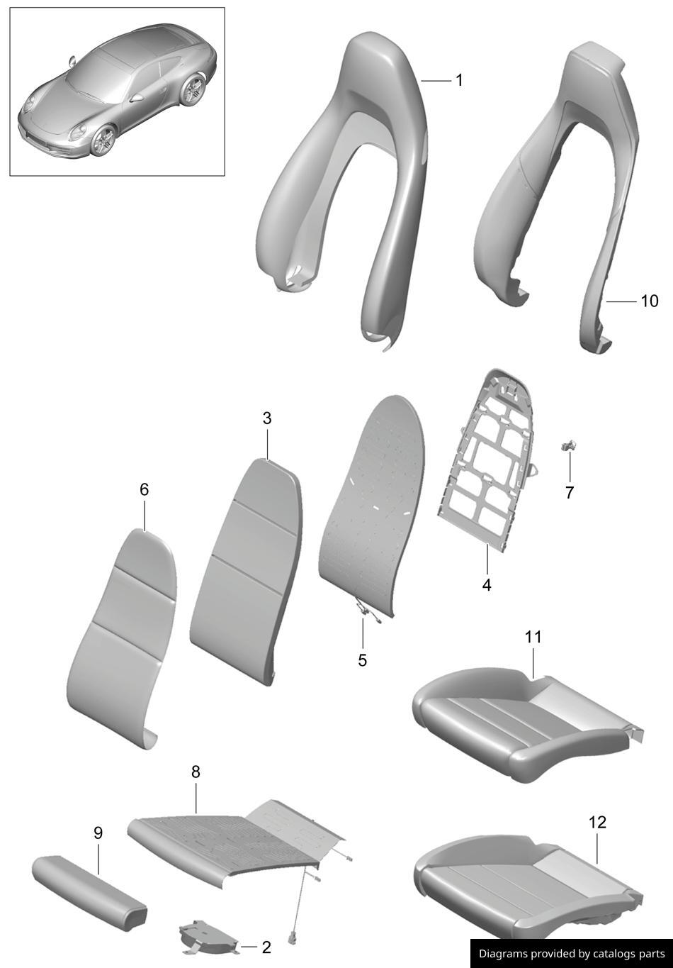 Car part diagram