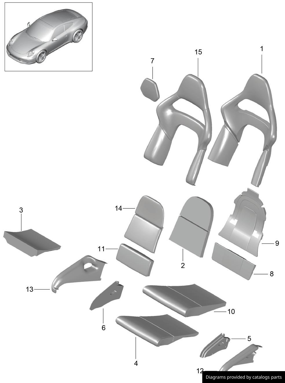 Car part diagram