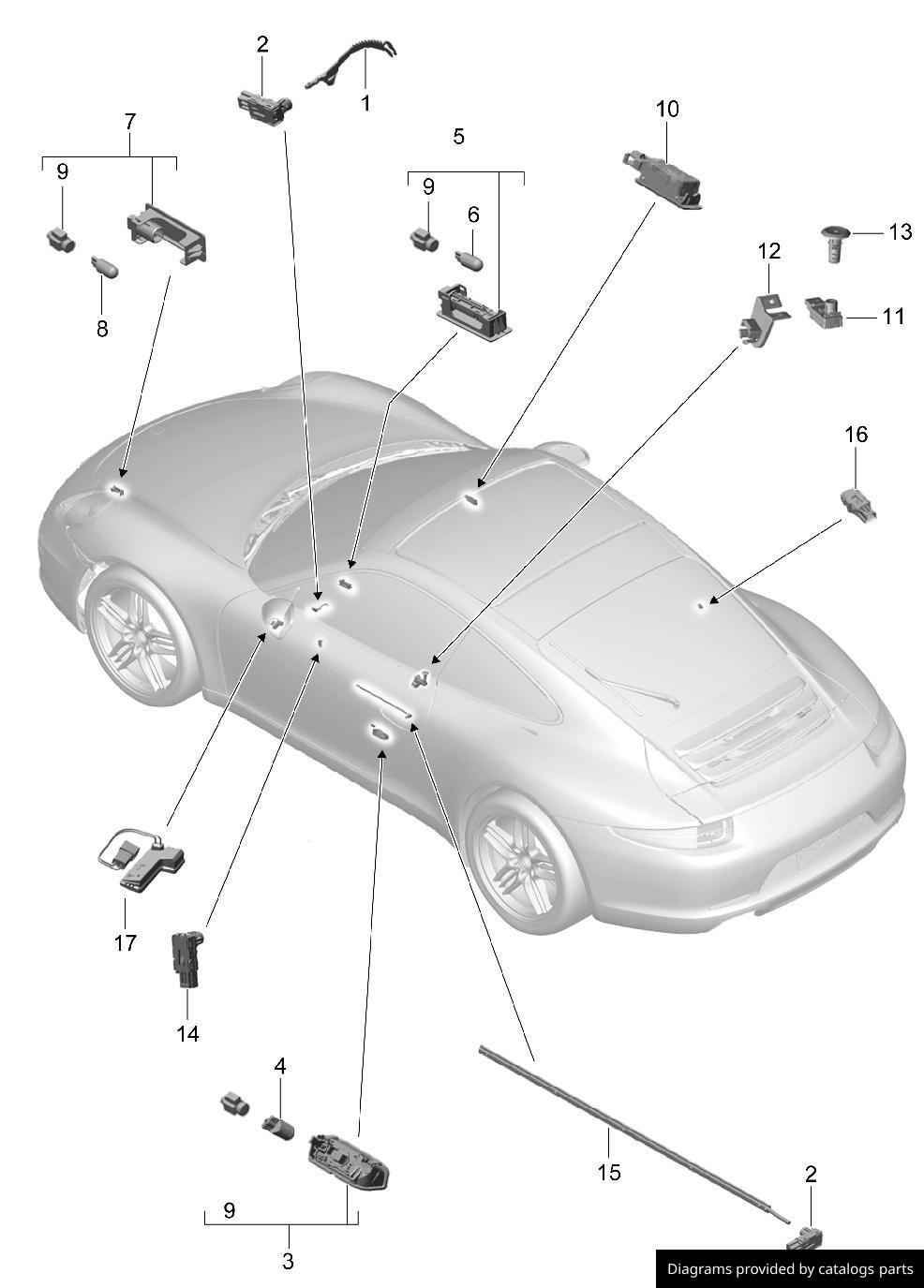 Car part diagram