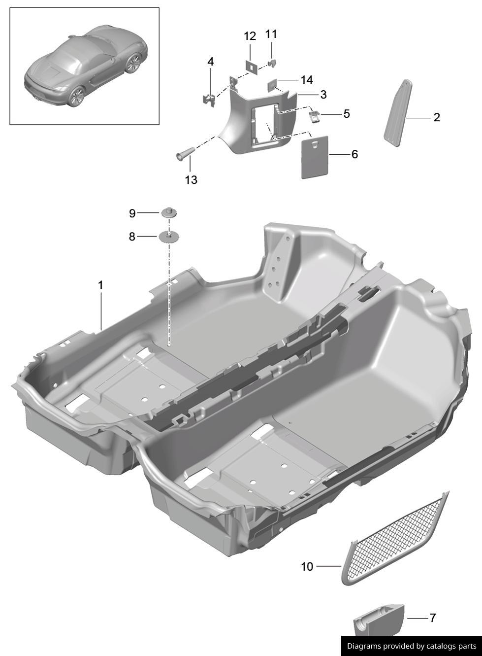 Car part diagram