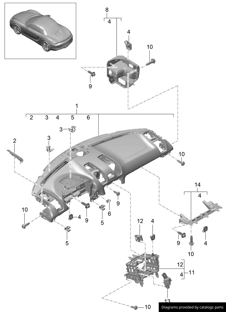 Car part diagram
