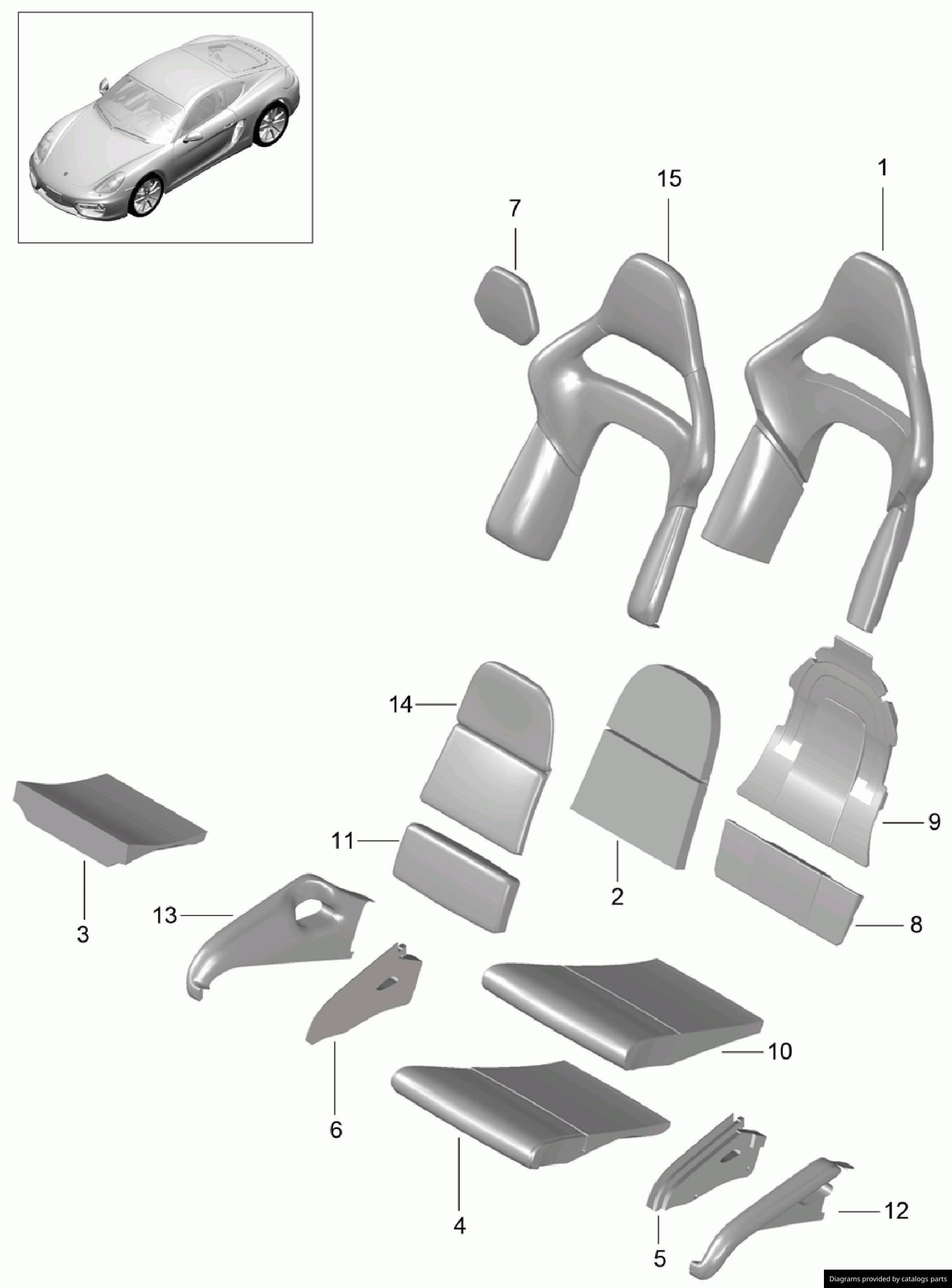 Car part diagram