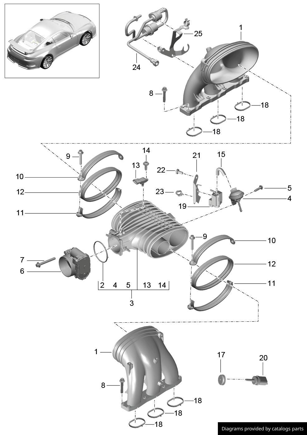 Car part diagram