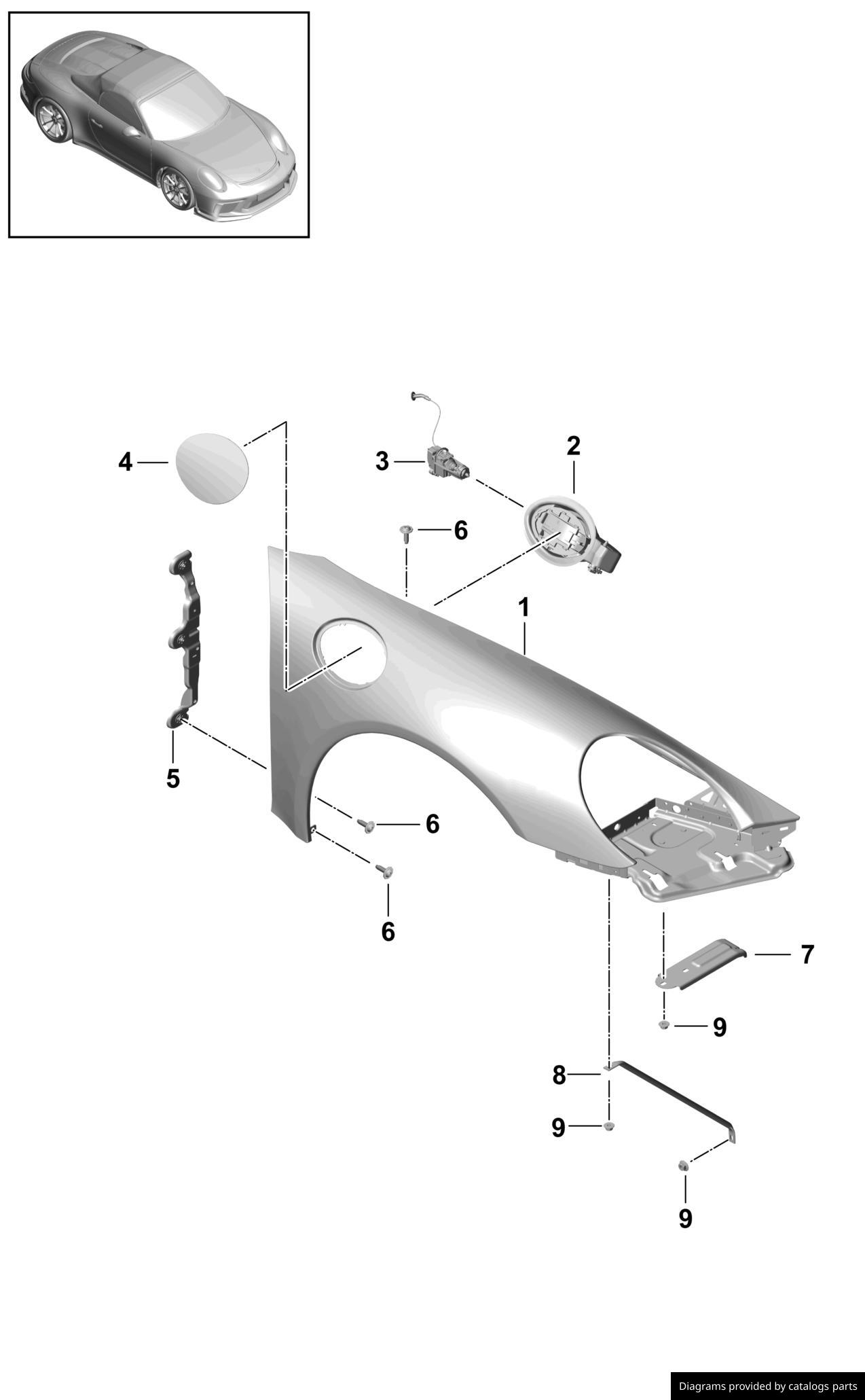 Car part diagram