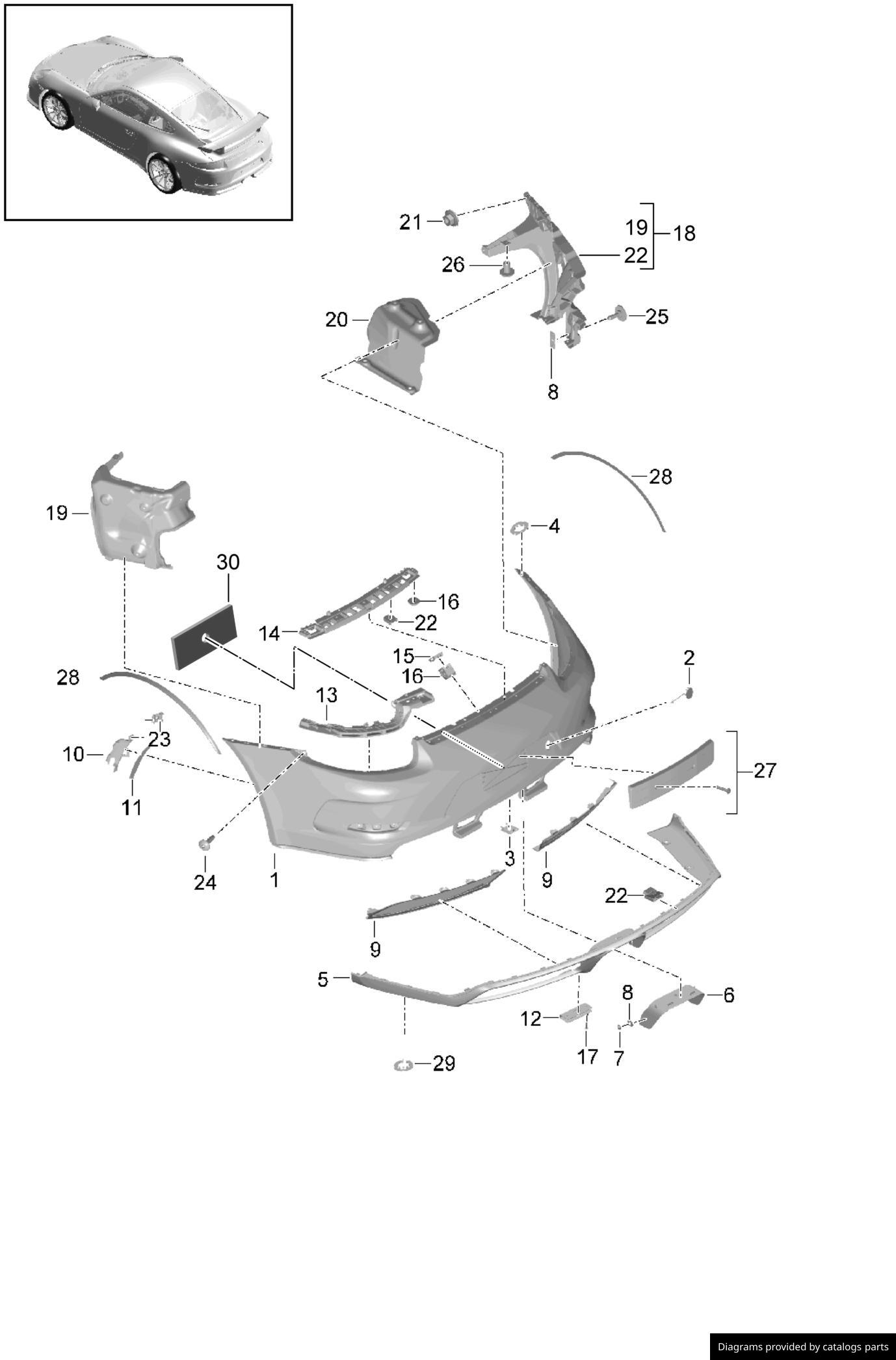 Car part diagram