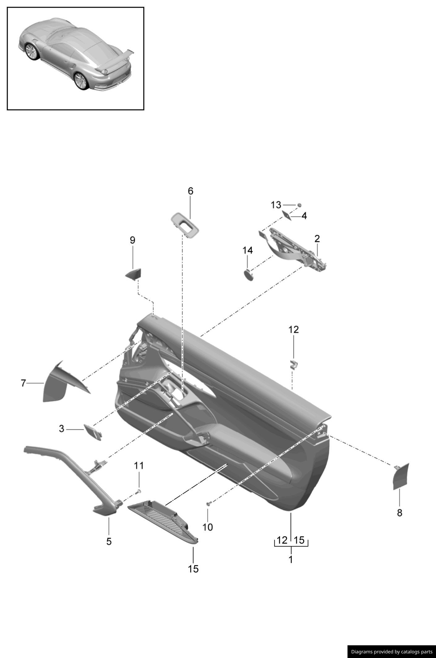 Car part diagram