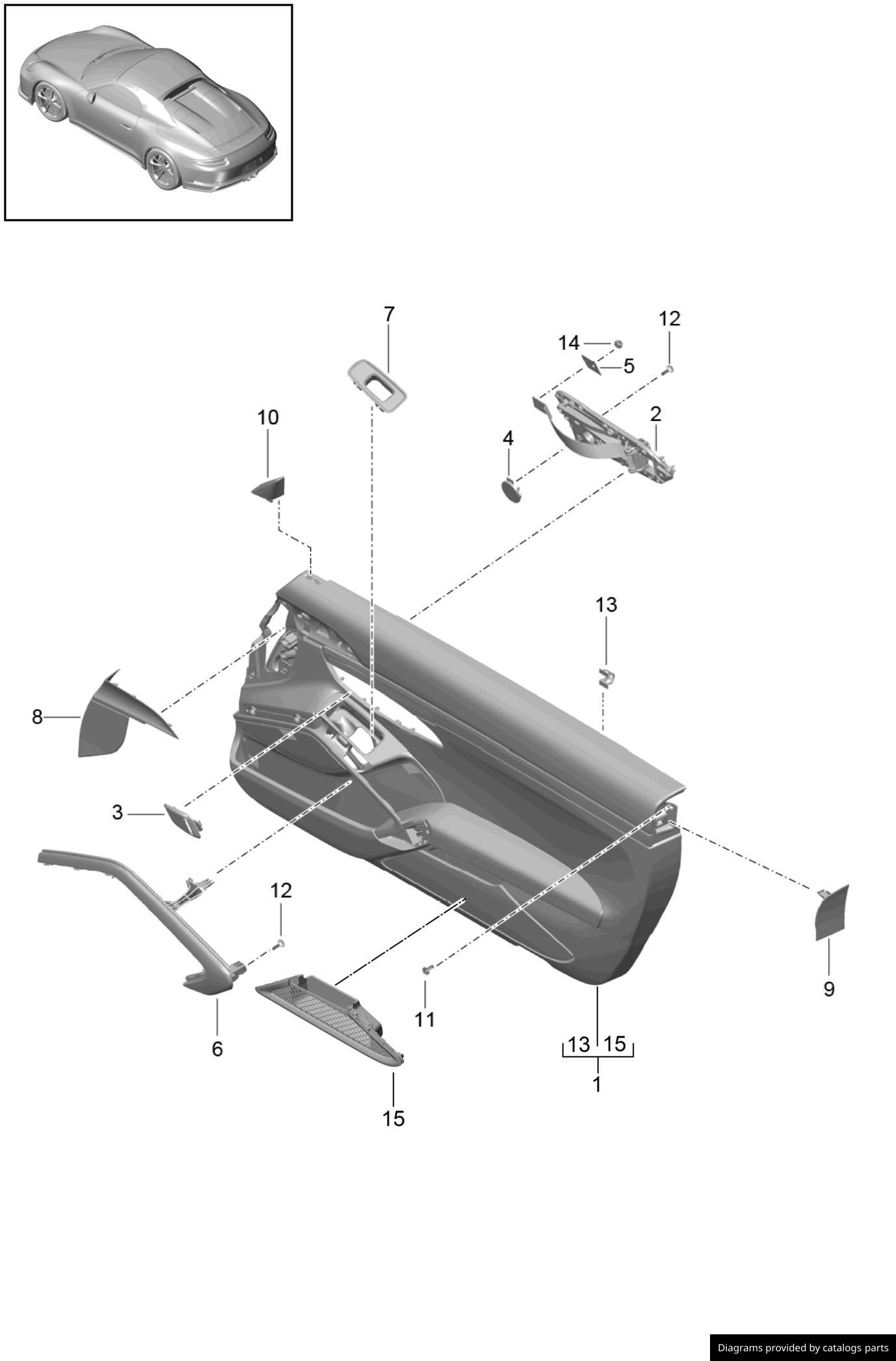 Car part diagram