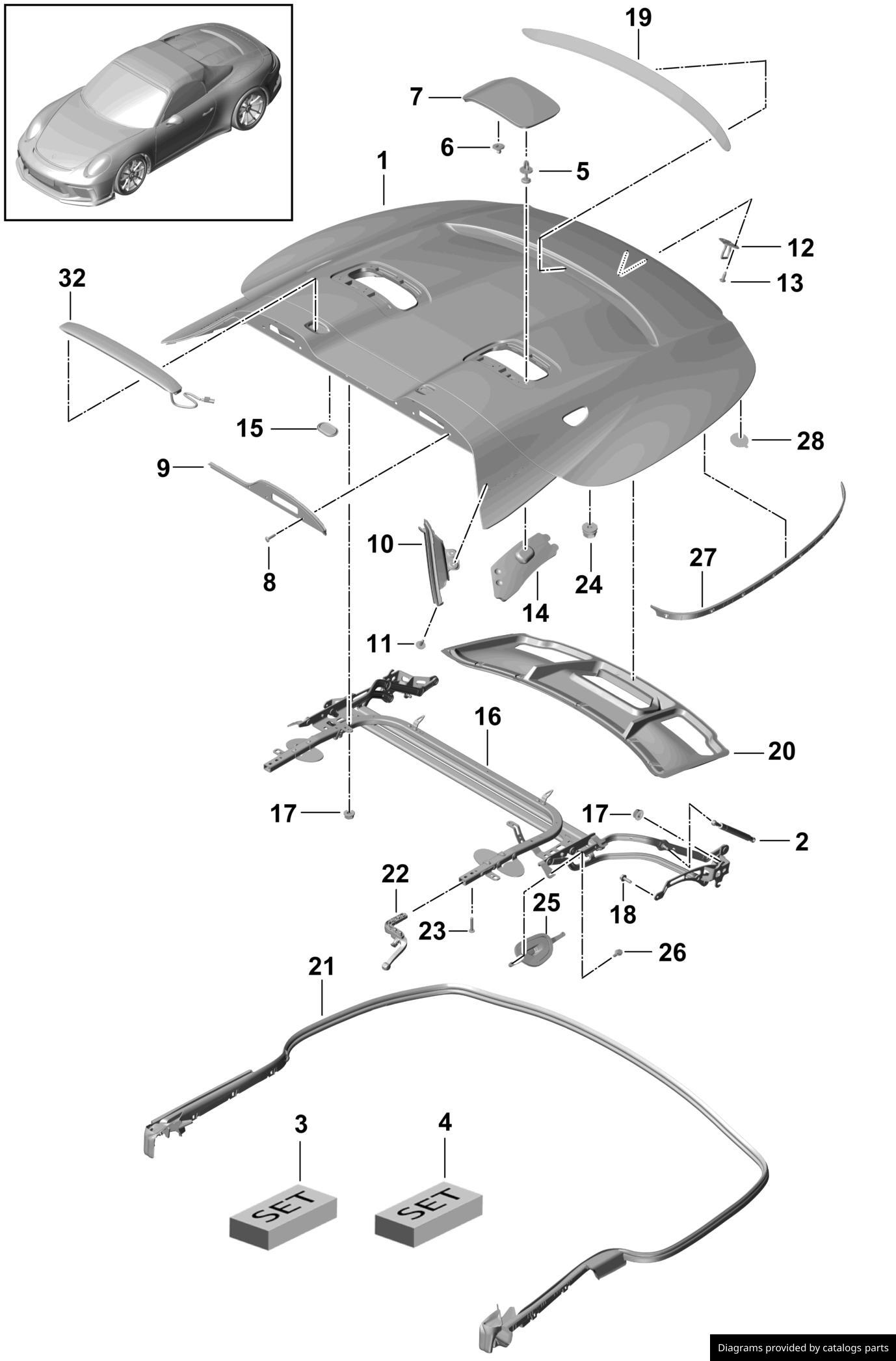 Car part diagram