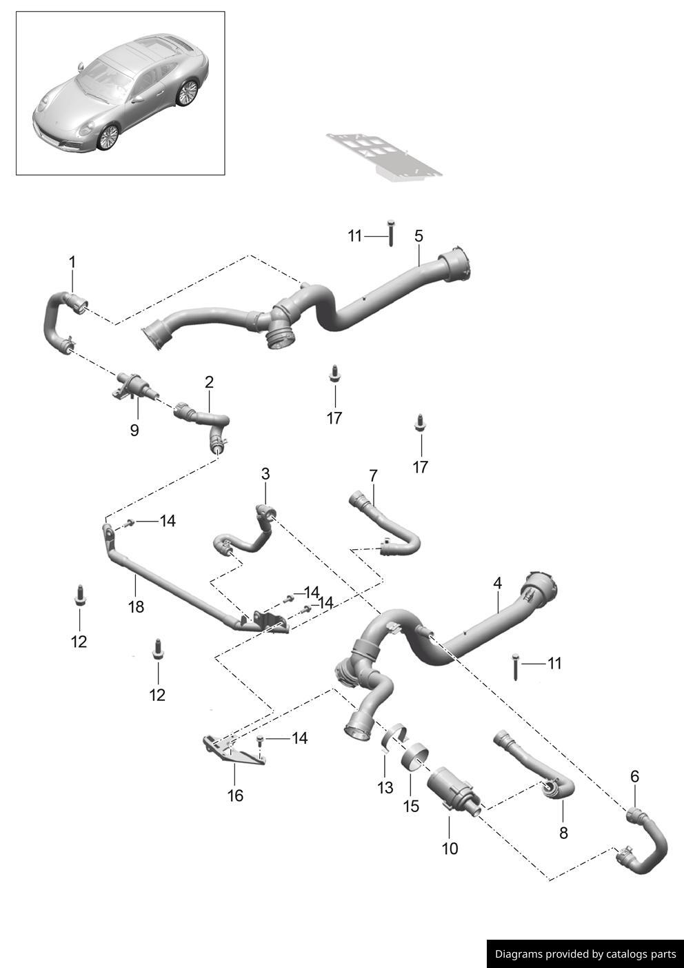 Car part diagram