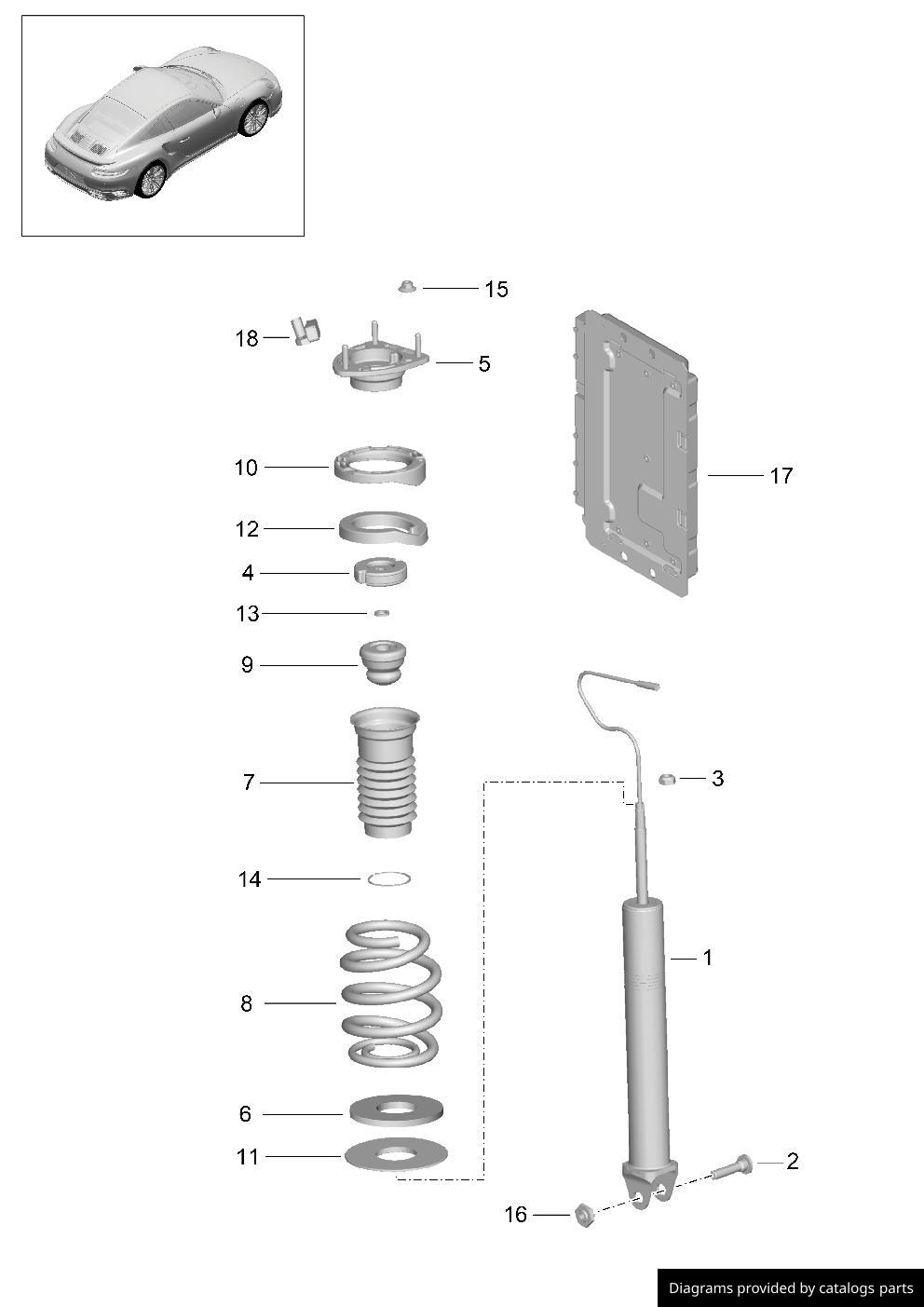 Car part diagram