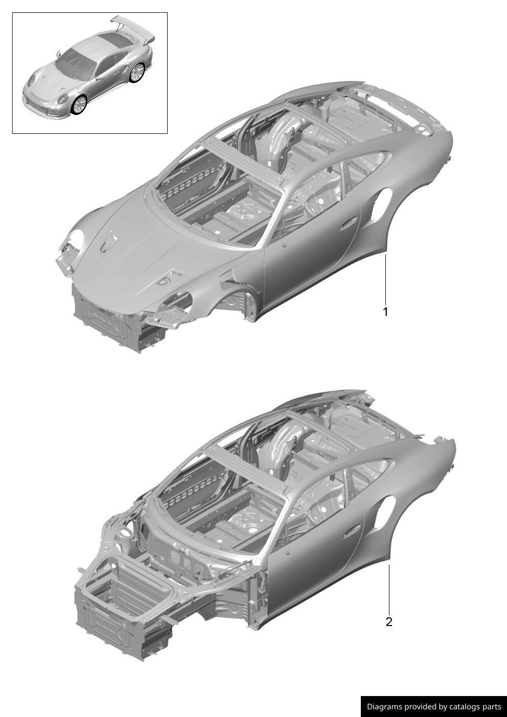 Car part diagram