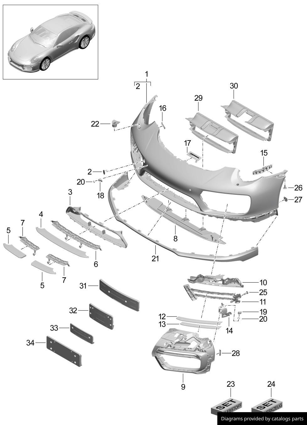 Car part diagram