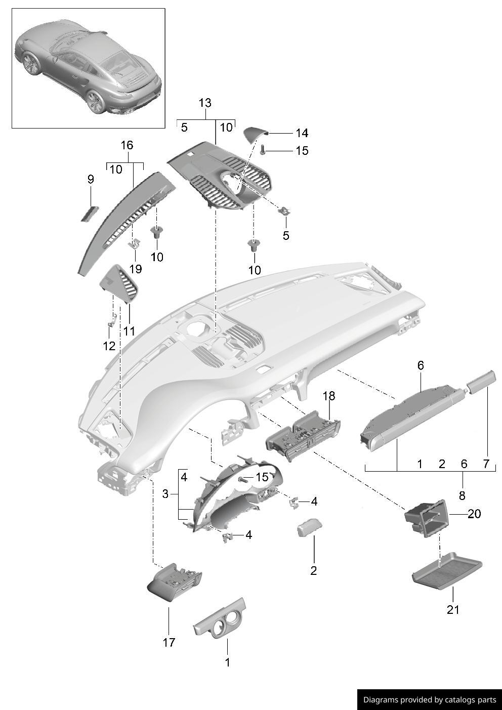Car part diagram