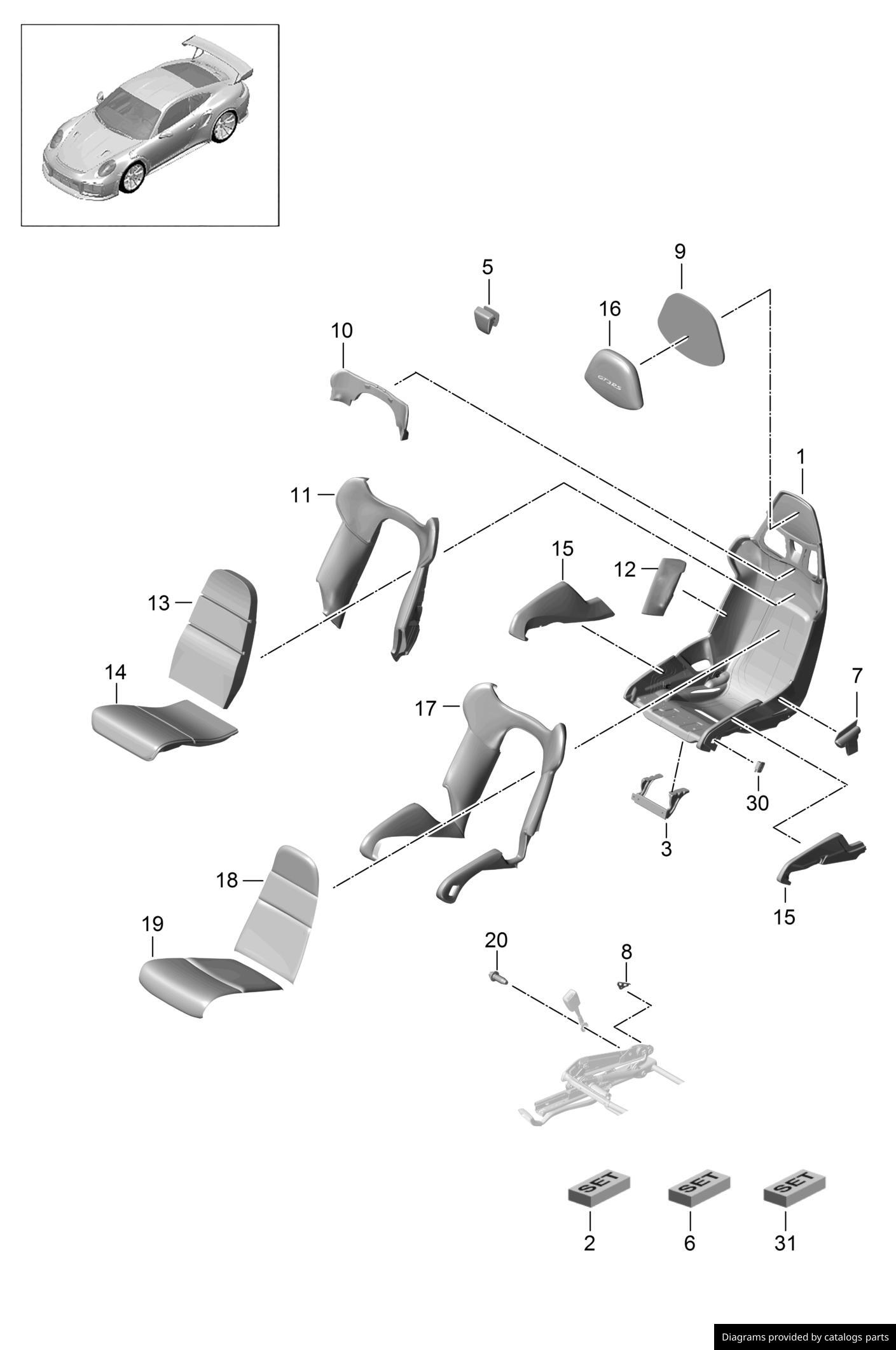 Car part diagram