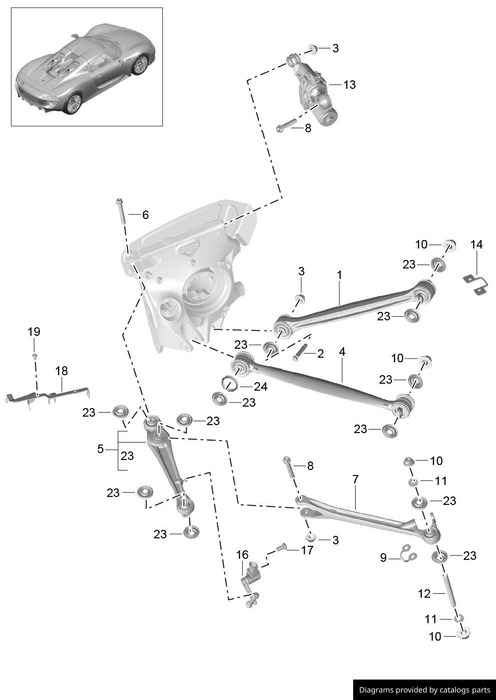 Car part diagram