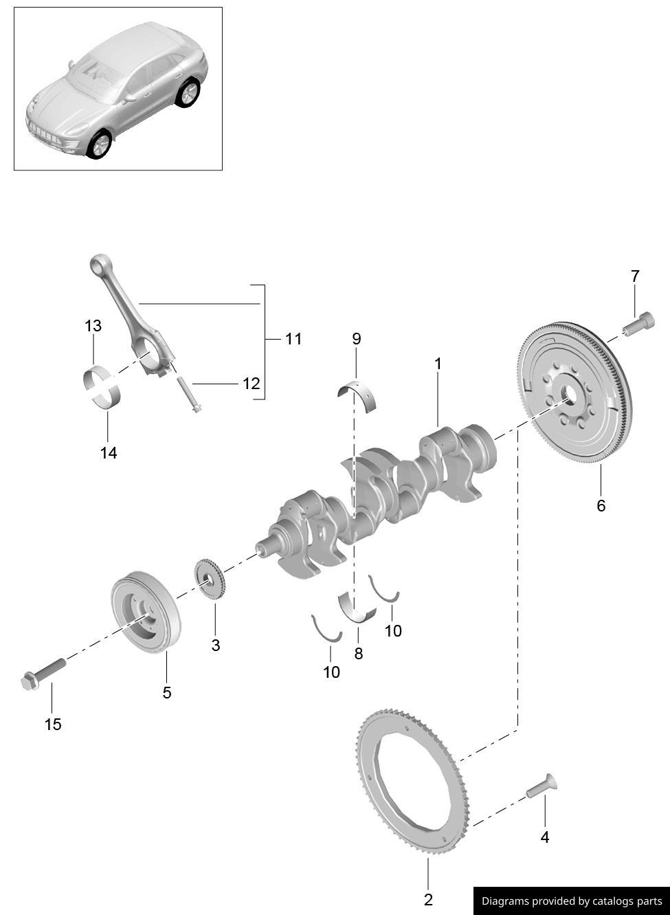 Car part diagram