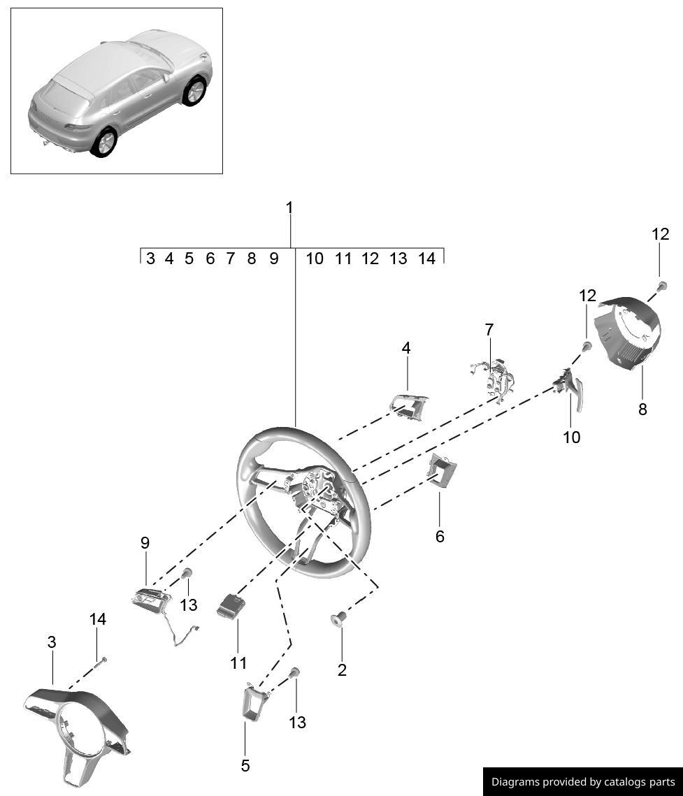 Car part diagram