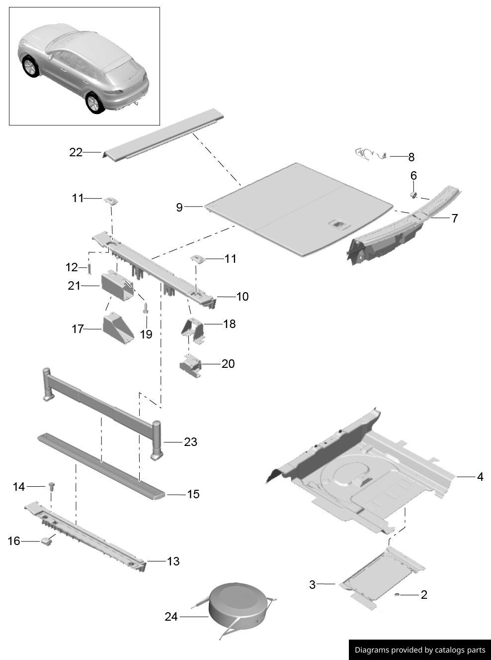 Car part diagram