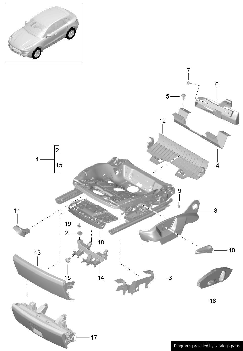 Car part diagram