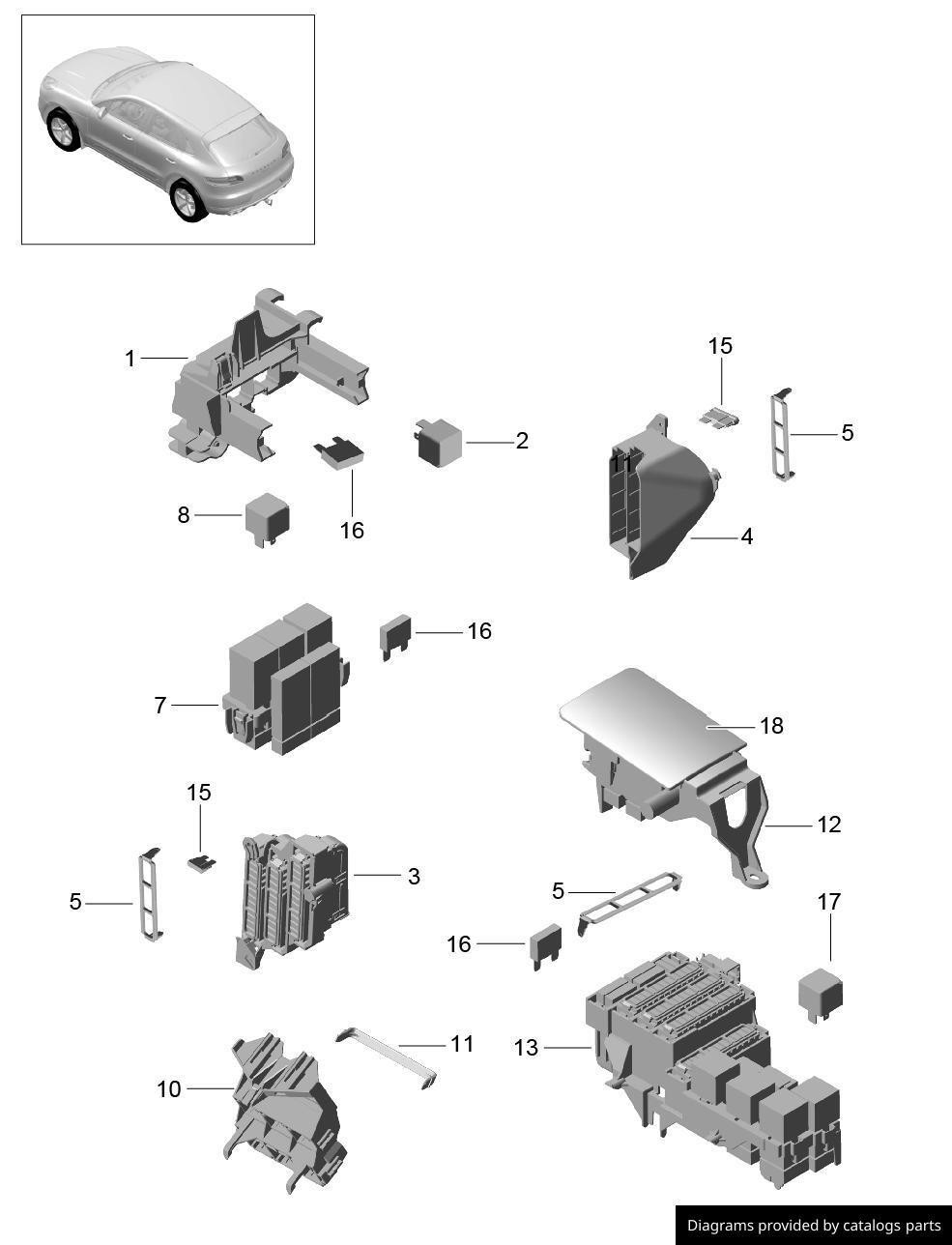Car part diagram