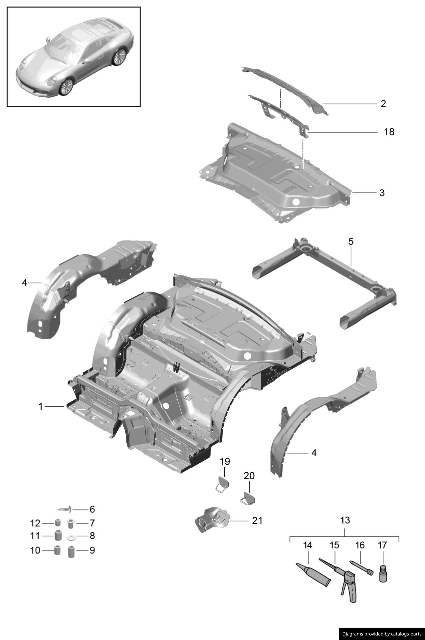 Car part diagram