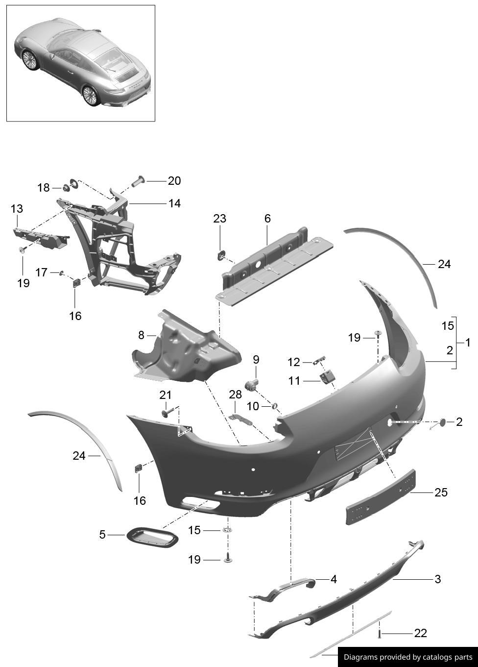 Car part diagram