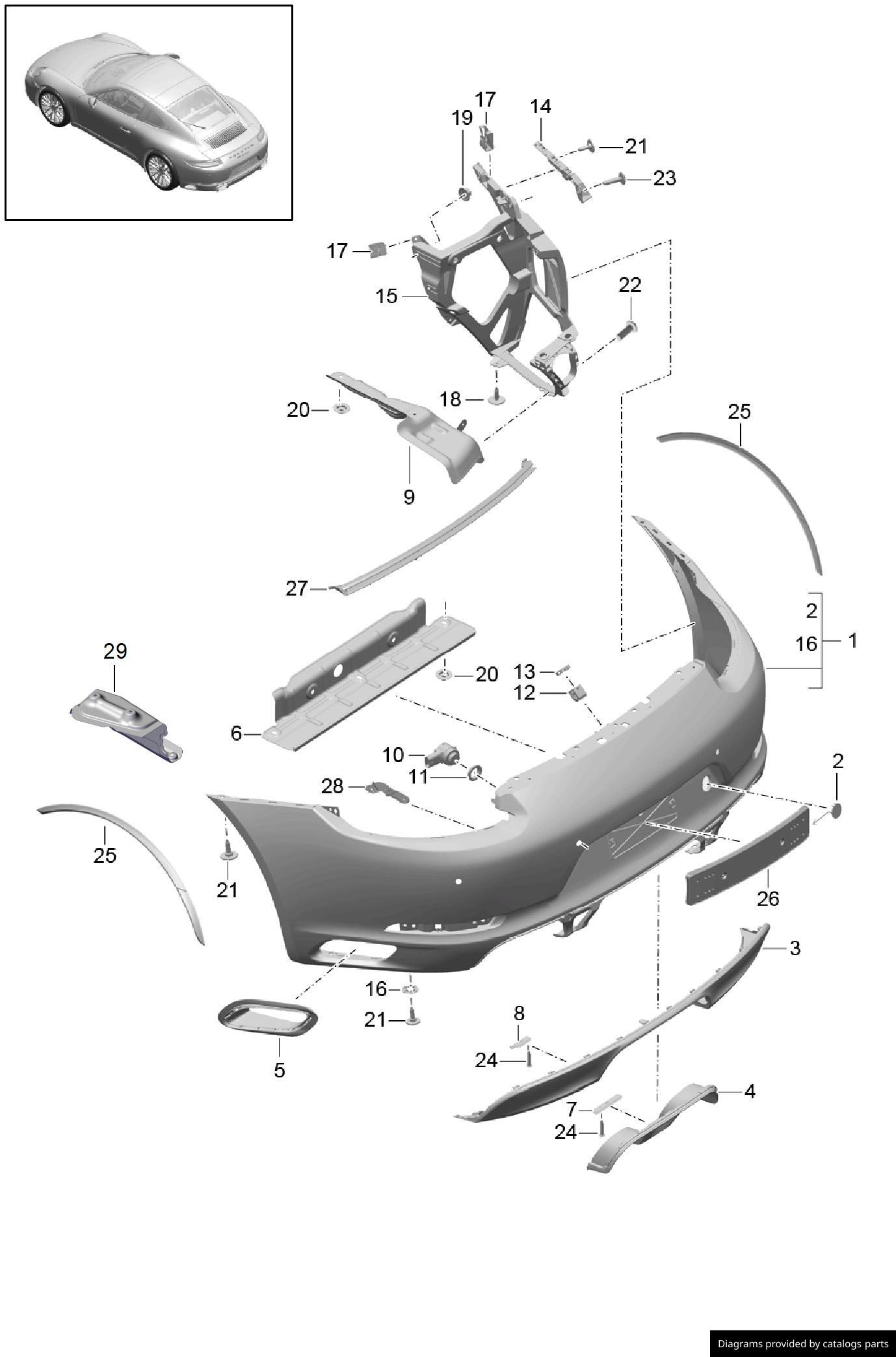 Car part diagram