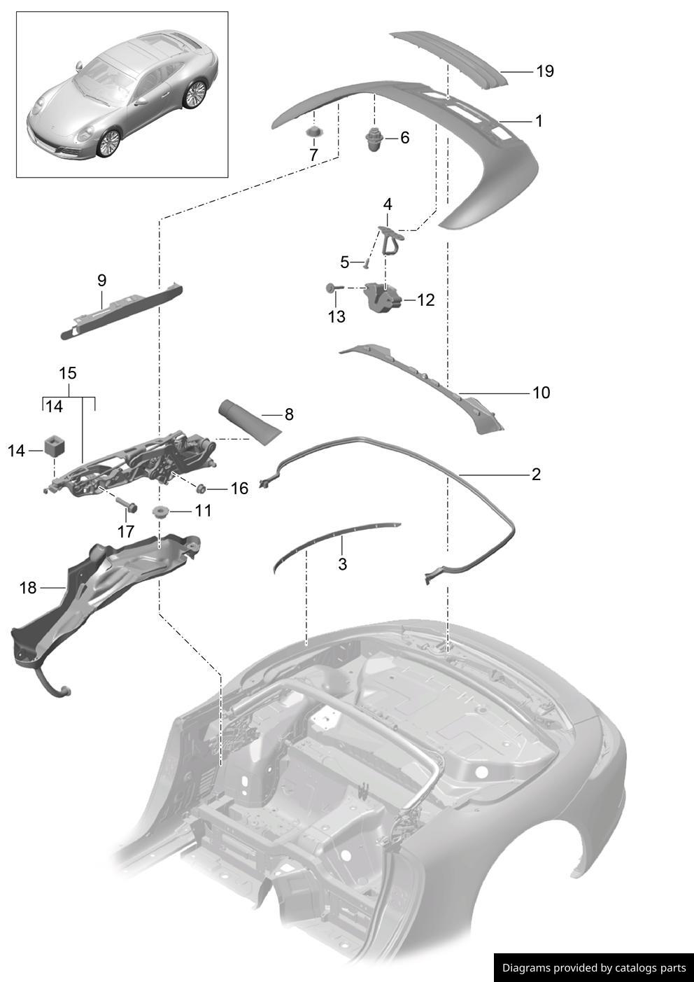 Car part diagram