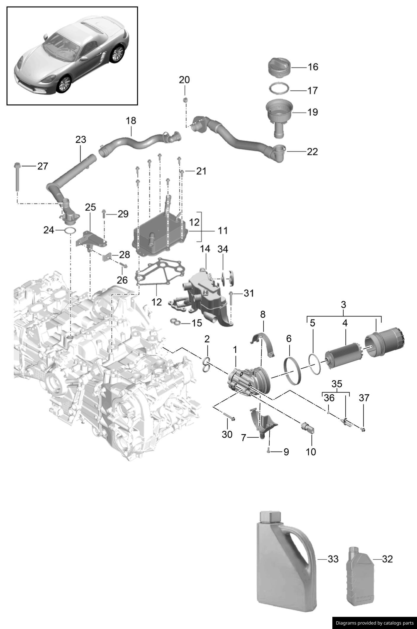 Car part diagram