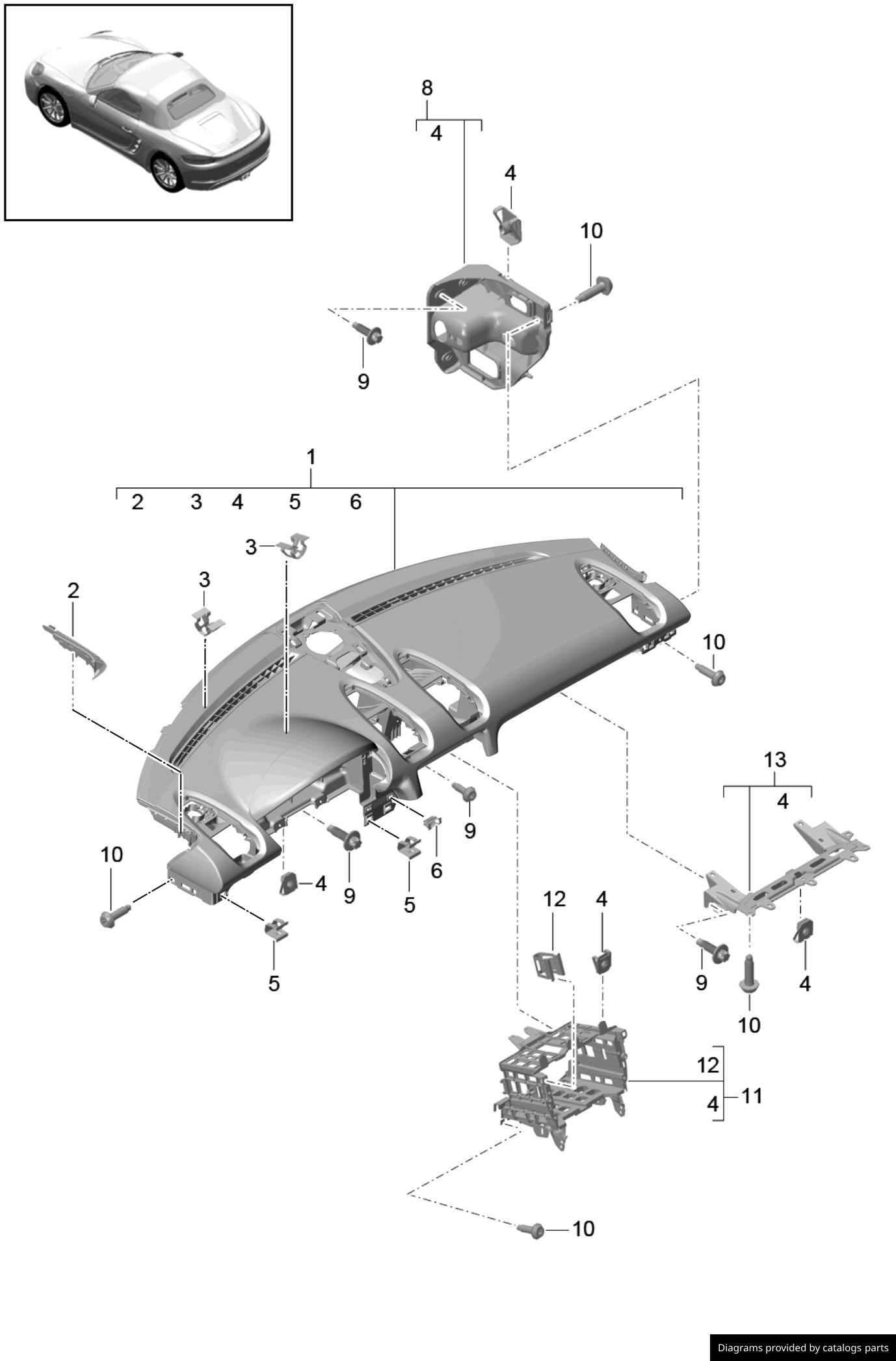 Car part diagram