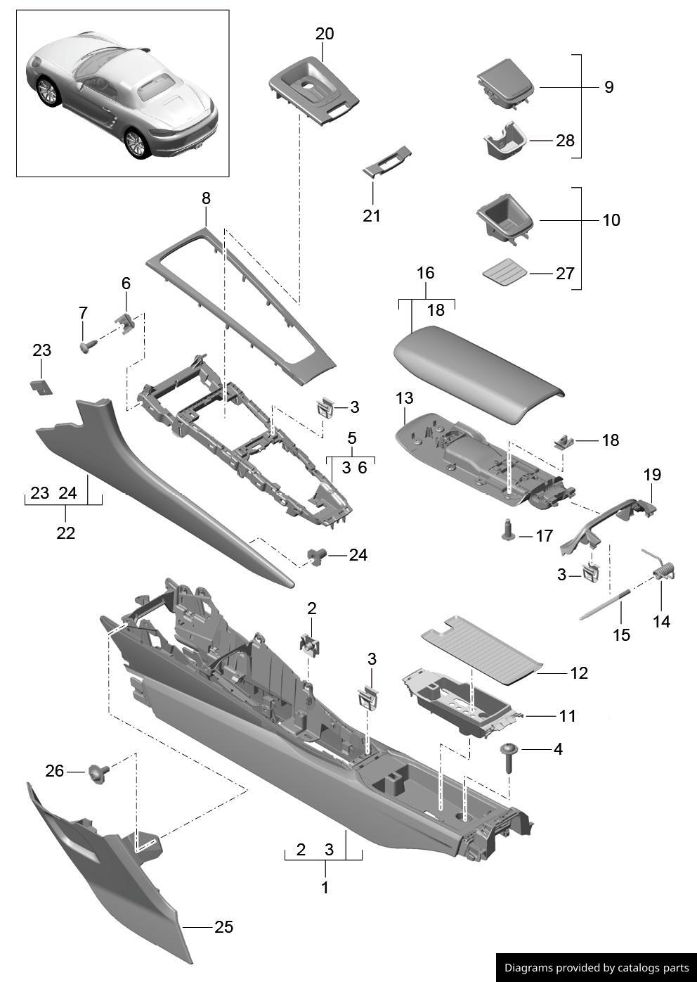 Car part diagram