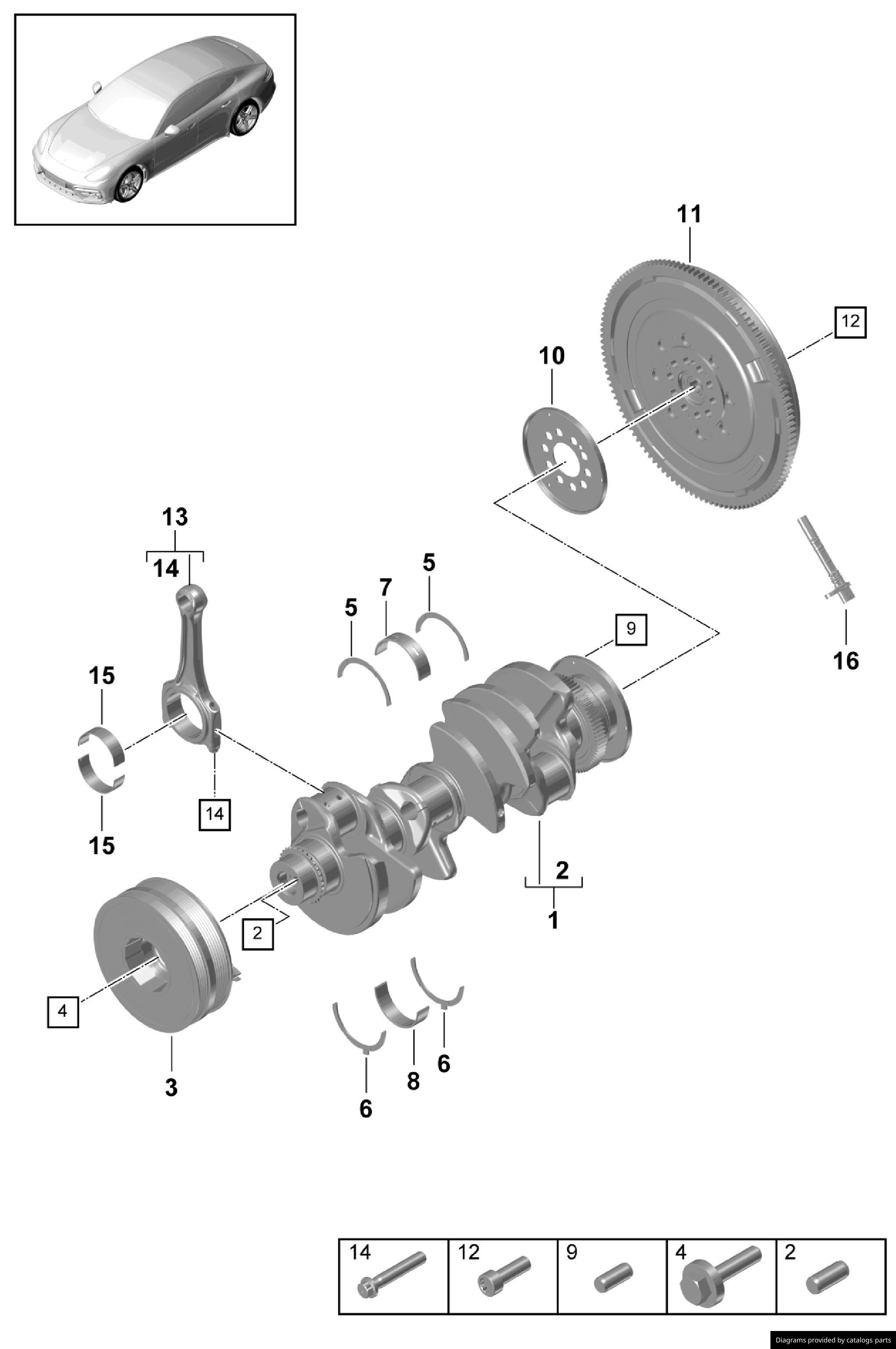 Car part diagram