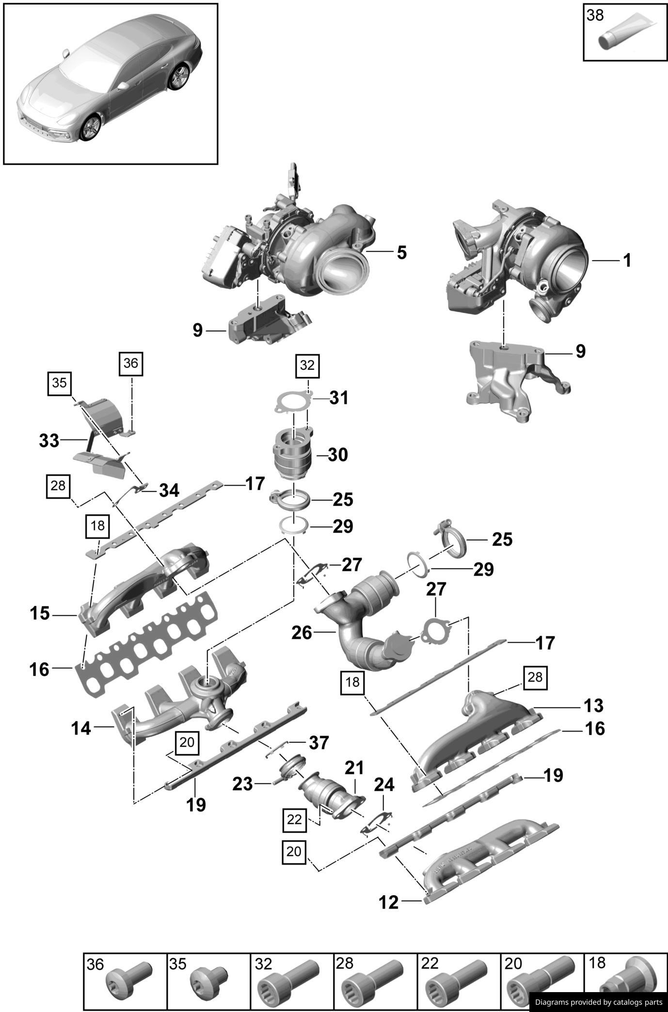 Car part diagram