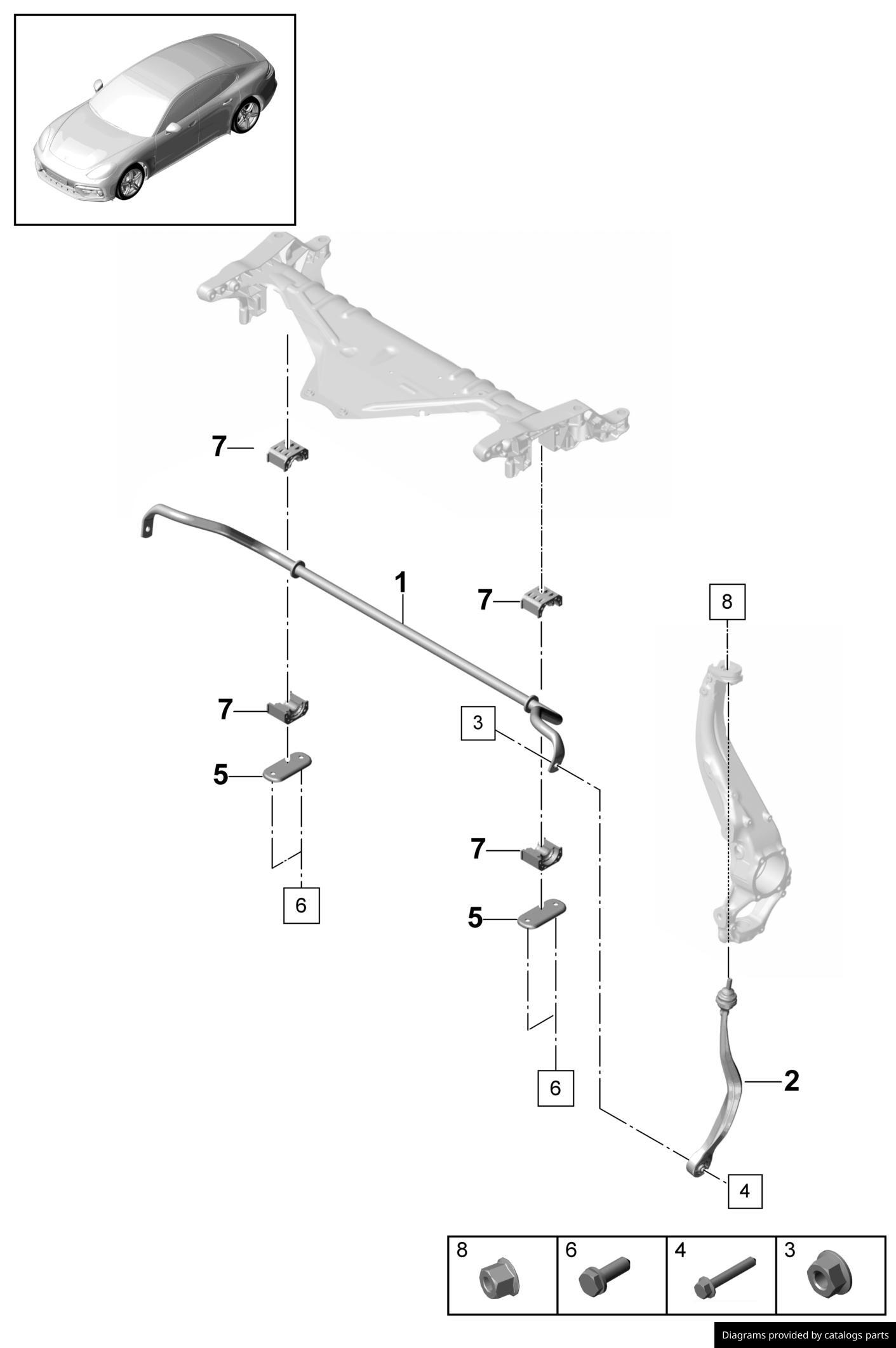 Car part diagram