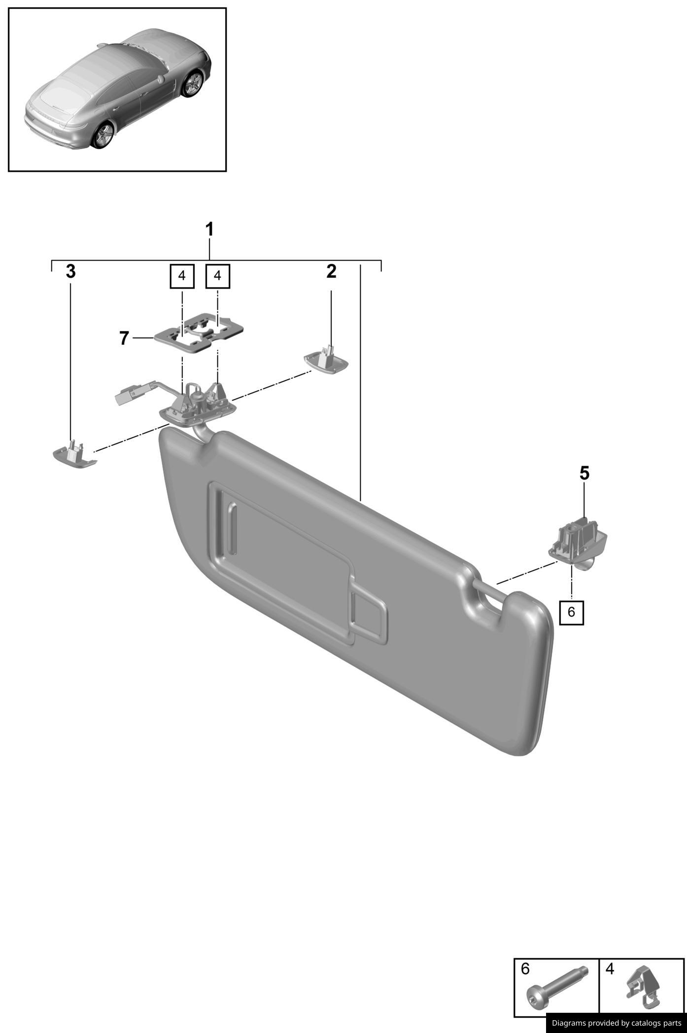Car part diagram