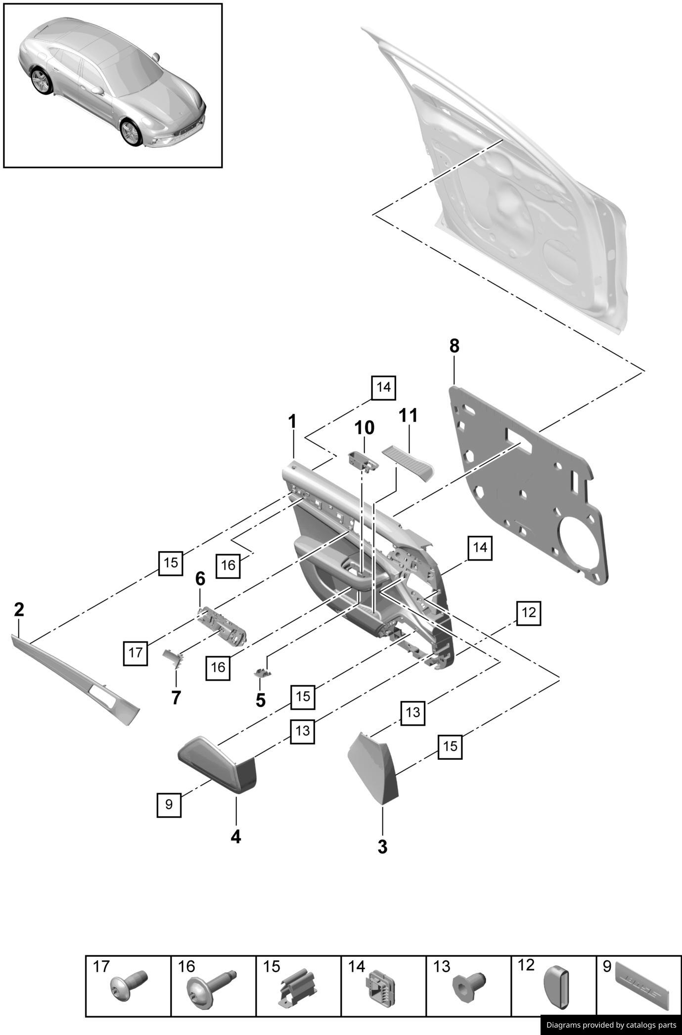 Car part diagram
